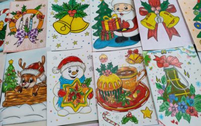 Arte que encanta: Cartões de Natal feitos à mão pelos nossos jovens