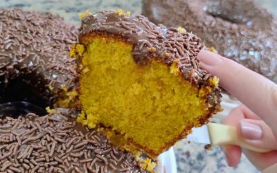 Curso de culinária: bolo de cenoura com cobertura de brigadeiro